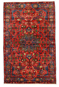  Nahavand Old Matto 159X250 Itämainen Käsinsolmittu Tummanpunainen/Tummanruskea (Villa, Persia/Iran)