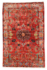  Nahavand Old Matto 152X235 Itämainen Käsinsolmittu Tummanpunainen/Punainen (Villa, Persia/Iran)