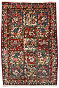  Bakhtiar Collectible Matto 107X156 Itämainen Käsinsolmittu Tummanruskea/Tummanpunainen (Villa, Persia/Iran)