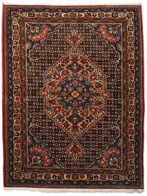  Bakhtiar Collectible Matto 113X144 Itämainen Käsinsolmittu Tummanruskea/Tummanpunainen (Villa, Persia/Iran)
