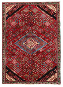  Saveh Matto 138X196 Itämainen Käsinsolmittu Tummanpunainen/Tummanruskea (Villa, Persia/Iran)