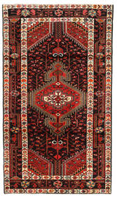  Hamadan Matto 117X202 Itämainen Käsinsolmittu Tummanpunainen/Tummanruskea (Villa, Persia/Iran)