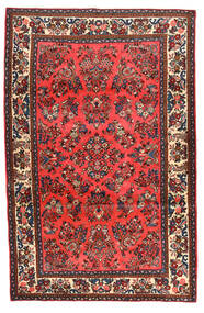  Rudbar Matto 129X198 Itämainen Käsinsolmittu Tummanruskea/Tummanpunainen (Villa, Persia/Iran)