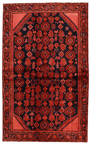  Hosseinabad Matto 138X225 Itämainen Käsinsolmittu Tummanpunainen/Ruoste (Villa, Persia/Iran)