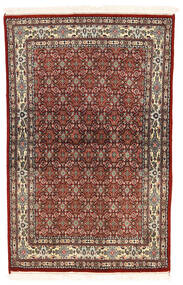  Moud Matto 96X150 Itämainen Käsinsolmittu Tummanruskea/Tummanpunainen ( Persia/Iran)