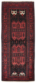  Koliai Matto 130X295 Itämainen Käsinsolmittu Käytävämatto Tummanpunainen/Punainen (Villa, Persia/Iran)