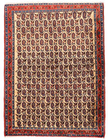  Rudbar Matto 81X108 Itämainen Käsinsolmittu Tummanruskea/Tummanpunainen (Villa, Persia/Iran)
