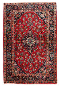  Keshan Matto 98X148 Itämainen Käsinsolmittu Tummanruskea/Tummanpunainen (Villa, Persia/Iran)