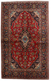  Keshan Matto 139X224 Itämainen Käsinsolmittu Tummanpunainen/Musta (Villa, Persia/Iran)