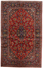  Keshan Matto 135X218 Itämainen Käsinsolmittu Tummanpunainen/Tummanruskea (Villa, Persia/Iran)