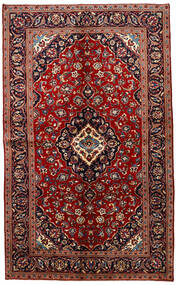  Keshan Matto 149X245 Itämainen Käsinsolmittu Tummanpunainen/Tummanruskea (Villa, Persia/Iran)