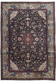  Sarough Matto 213X309 Itämainen Käsinsolmittu Tummansininen/Tummanruskea (Villa, Persia/Iran)