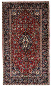  Keshan Matto 143X250 Itämainen Käsinsolmittu Tummanpunainen/Tummanruskea (Villa, Persia/Iran)