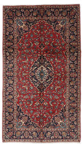  Keshan Matto 146X257 Itämainen Käsinsolmittu Tummanpunainen/Musta (Villa, Persia/Iran)