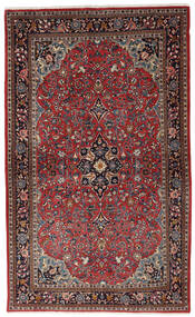  Sarough Matto 132X217 Itämainen Käsinsolmittu Tummanruskea/Tummanpunainen (Villa, Persia/Iran)