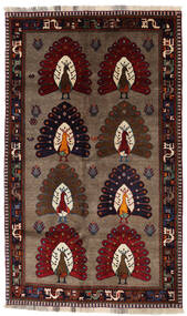  Ghashghai Matto 135X224 Itämainen Käsinsolmittu Tummanruskea/Tummanpunainen (Villa, Persia/Iran)