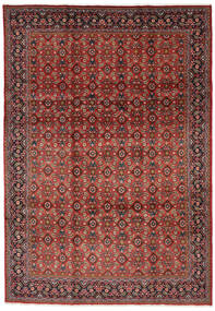  Mahal Matto 219X313 Itämainen Käsinsolmittu Tummanpunainen/Tummanruskea (Villa, Persia/Iran)
