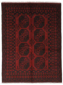  Afghan Matto 142X191 Itämainen Käsinsolmittu Musta (Villa, Afganistan)