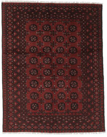  Afghan Matto 144X189 Itämainen Käsinsolmittu Musta (Villa, Afganistan)