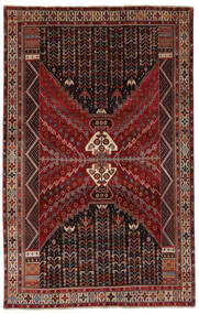  Ghashghai Matto 181X286 Itämainen Käsinsolmittu Musta/Tummanruskea (Villa, Persia/Iran)