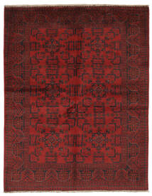  Afghan Khal Mohammadi Matto 151X196 Itämainen Käsinsolmittu Musta/Tummanpunainen (Villa, Afganistan)