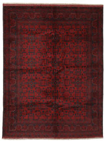  Afghan Khal Mohammadi Matto 177X231 Itämainen Käsinsolmittu Musta/Tummanpunainen (Villa, )