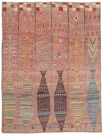  Moroccan Berber - Afghanistan Matto 213X281 Moderni Käsinsolmittu Tummanpunainen (Villa, Afganistan)