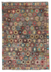 Moroccan Berber - Afghanistan Matto 115X165 Moderni Käsinsolmittu Tummanruskea/Musta (Villa, Afganistan)