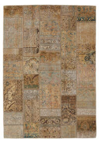  Patchwork - Persien/Iran Matto 169X241 Moderni Käsinsolmittu Ruskea/Tummanruskea (Villa, Persia/Iran)