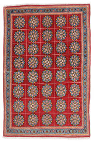  Keshan Matto 62X95 Itämainen Käsinsolmittu Tummanpunainen/Musta (Villa, Persia/Iran)