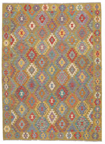  Kelim Afghan Old Style Matto 169X234 Itämainen Käsinkudottu Ruskea/Tummanruskea (Villa, Afganistan)