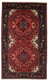  Persialainen Hamadan Matot Matto 137X229 Musta/Tummanpunainen (Villa, Persia/Iran)