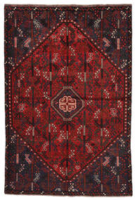  Ghashghai Matto 170X256 Itämainen Käsinsolmittu Musta/Tummanpunainen (Villa, Persia/Iran)