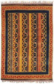  Gabbeh Loribaft Matto 117X173 Moderni Käsinsolmittu Tummanvioletti/Tummanpunainen (Villa, Intia)