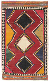  Kelim Vintage Matto 136X230 Itämainen Käsinkudottu Tummanpunainen/Musta (Villa, Persia/Iran)
