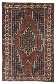  Persialainen Antiikki Mazlagan Ca. 1930 Matot Matto 135X202 Musta/Tummanpunainen (Villa, Persia/Iran)