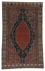  Persialainen Antiikki Mazlagan Ca. 1930 Matot 130X190 Musta/Ruskea 