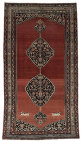  Antiikki Malayer Ca. 1900 Matto 165X295 Itämainen Käsinsolmittu Musta/Tummanruskea (Villa, Persia/Iran)