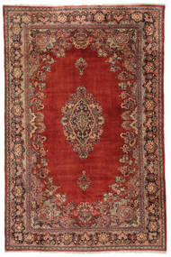  Antiikki Sarough Ca. 1900 Matto 310X465 Itämainen Käsinsolmittu Tummanruskea/Musta Isot (Villa, Persia/Iran)