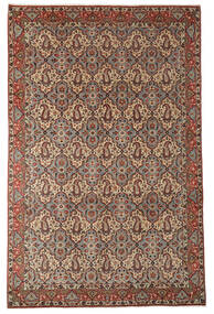  Persialainen Antiikki Ghom Ca. 1930 Matot Matto 229X359 Ruskea/Tummanpunainen ( Persia/Iran)