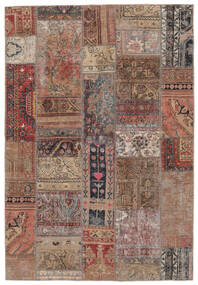  Patchwork - Persien/Iran Matto 164X238 Moderni Käsinsolmittu Tummanruskea/Musta (Villa, Persia/Iran)