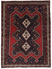  Afshar Matto 162X220 Itämainen Käsinsolmittu Musta/Tummanruskea (Villa, Persia/Iran)