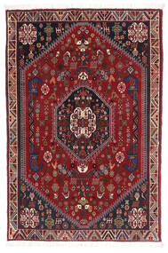 Ghashghai Matto 102X150 Itämainen Käsinsolmittu Musta/Tummanpunainen (Villa, Persia/Iran)