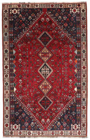  Ghashghai Matto 177X275 Itämainen Käsinsolmittu Musta/Tummanruskea/Tummanpunainen (Villa, Persia/Iran)