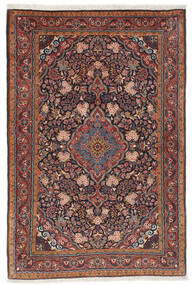  Sarough Matto 104X156 Itämainen Käsinsolmittu Tummanruskea/Musta (Villa, Persia/Iran)