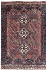  Afshar Shahre Babak Matto 120X179 Itämainen Käsinsolmittu Musta/Tummanpunainen/Tummanruskea (Villa, Persia/Iran)