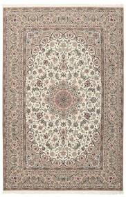  Isfahan Silkkiloimi Matto 210X314 Itämainen Käsinsolmittu Tummanruskea/Ruskea (Villa/Silkki, Persia/Iran)