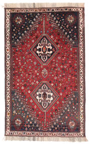  Matto Ghashghai Matot 98X158 Tummanpunainen/Musta (Villa, Persia/Iran)