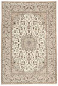  Isfahan Silkkiloimi Matto 205X305 Itämainen Käsinsolmittu Tummanruskea/Vaaleanruskea (Villa/Silkki, Persia/Iran)