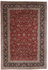  Keshan Matto 247X360 Itämainen Käsinsolmittu Musta/Tummanruskea (Villa, Persia/Iran)
